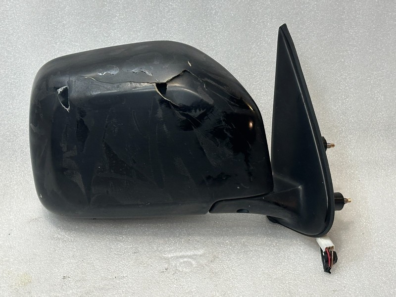 01 02 03 04 TOYOTA TACOMA SR5 PASSENGER RIGHT SIDE VIEW MIRROR BLACK *Damage*