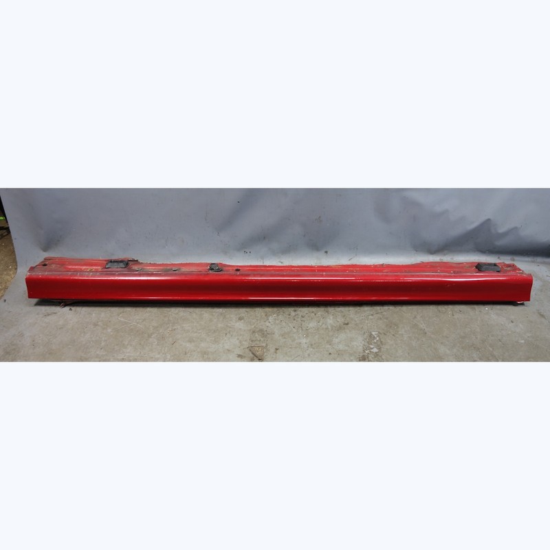Damaged 00-03 BMW E39 5-Series Right Side Skirt Rocker Panel Chop Imola Red OEM