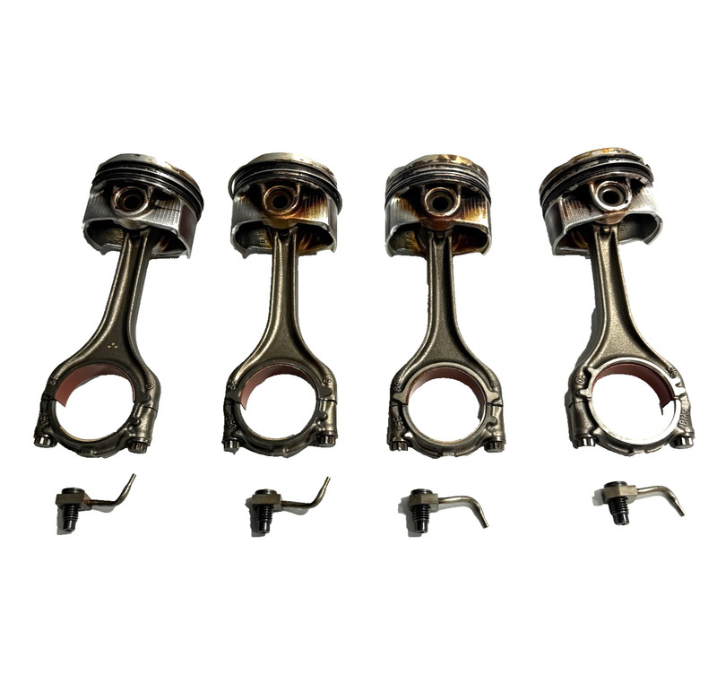 📌 22-25 VOLKSWAGEN TAOS 1.5L L4 ENGINE MOTOR CONNECTING ROD & PISTON SET 4 OEM