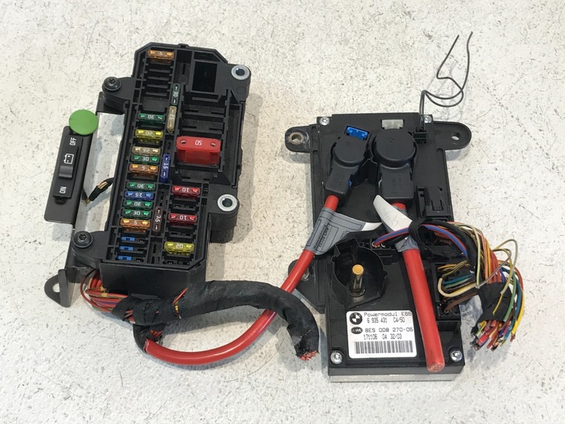 02-08 BMW 750 TRUNK MOUNTED POWER SUPPLY CONTROL BOX MODULE 6935431 OEM