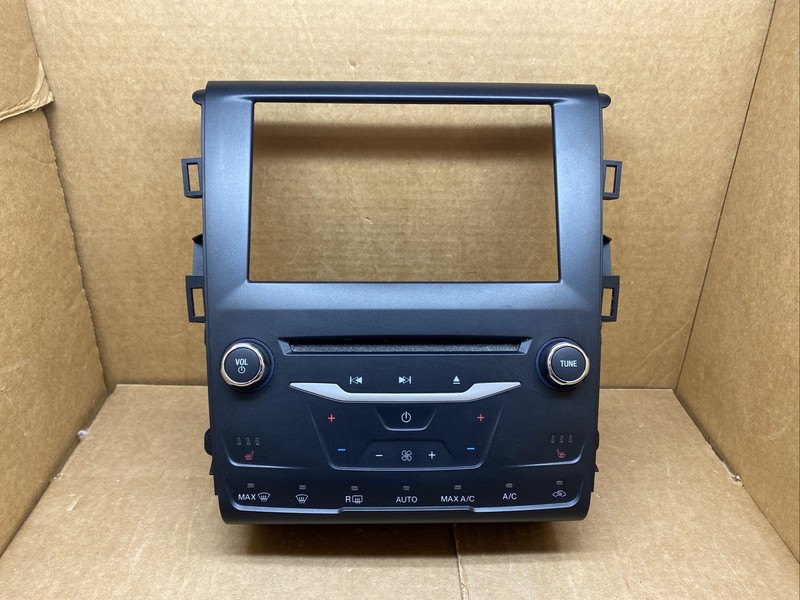 14-15 Ford Fusion AC Heater Temp Temperature Control Radio Bezel ES7T-18E245-SB
