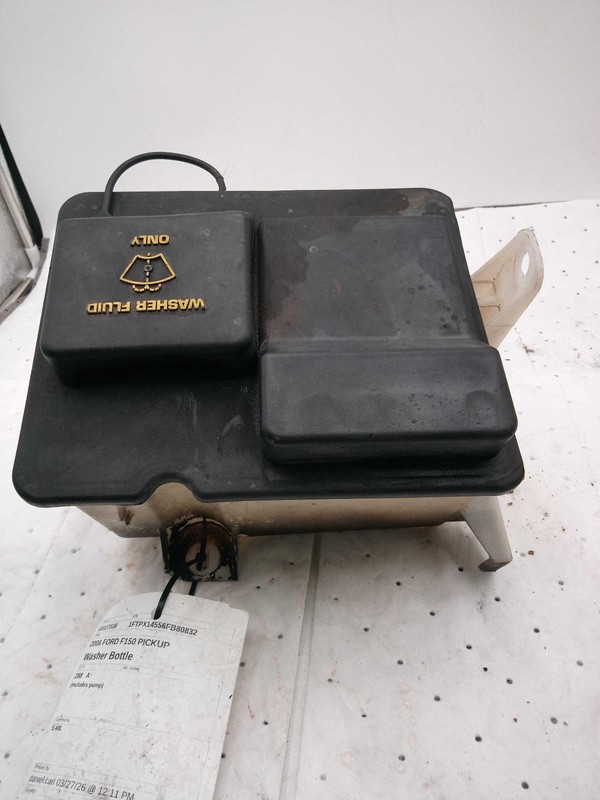 2006 Ford F150 Washer Fluid Reservoir Black OEM 7L3417B613AA 233K Miles
