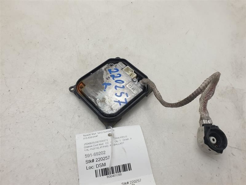 06 07 08 09 TOYOTA PRIUS LAMPS CONTROL HID ECM BEHIND HEADLAMP