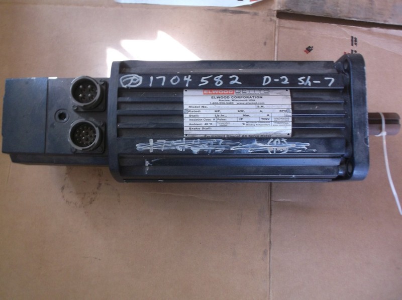 Elwood 120-085-006 Servo Motor 4.8HP 3.58KW 12.3A 1900 RPM *FREE SHIPPING*
