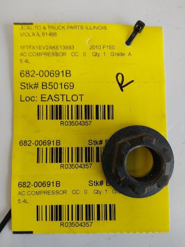 AC Compressor Fits 09-10 FORD F150 PICKUP 3504357
