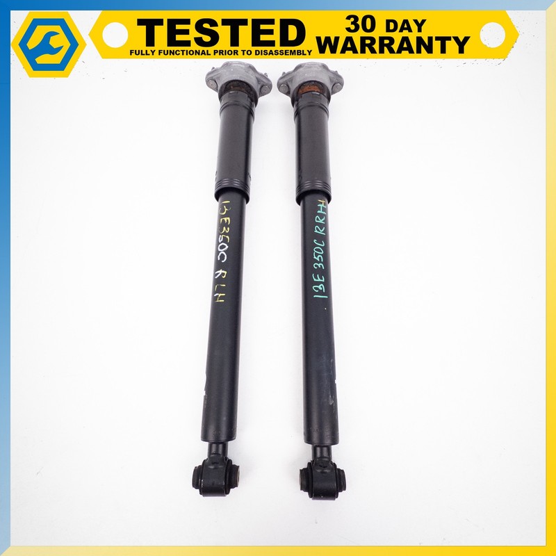 10-17 Mercedes C207 E350 Coupe REAR LEFT AND RIGHT SHOCK STRUT ABSORBER PAIR OEM