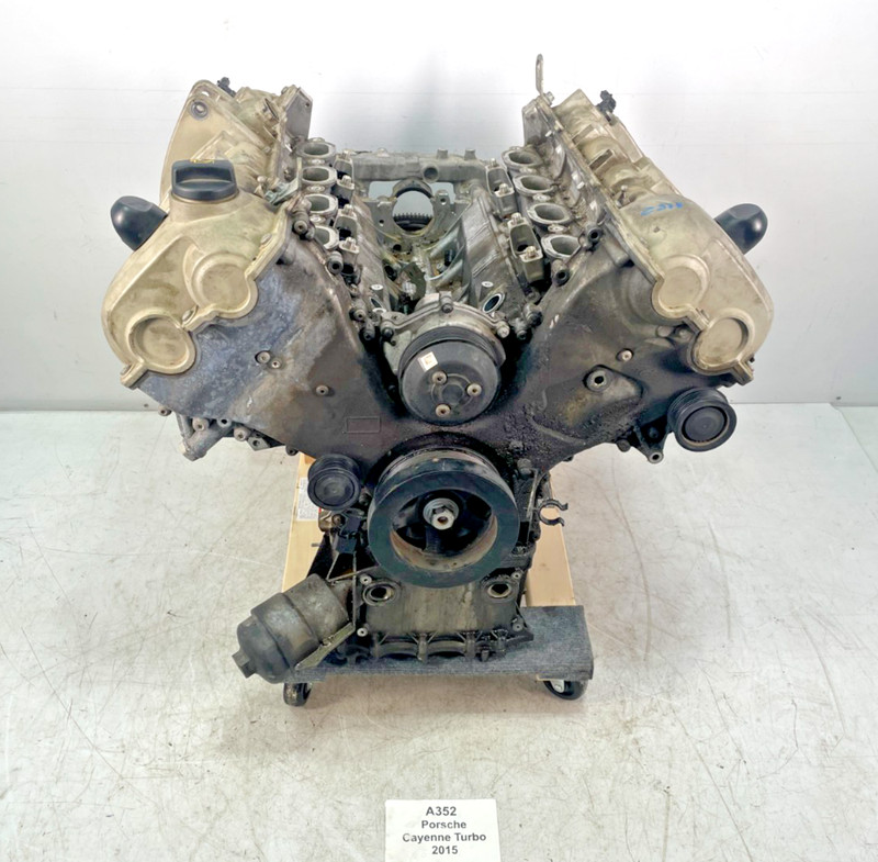 ✅ 15-18 OEM Porsche Cayenne Turbo 958 AWD 4.8L V8 Engine Motor Long Block 143k