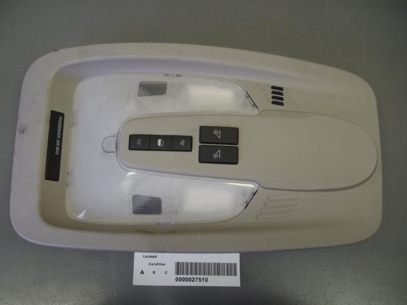 Overhead Roof Console Without Sunroof Fits 2010-2011 Chevrolet Equinox 68209