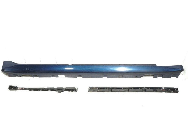 09-12 BMW 750I F01 RIGHT PASSENGER SIDE ROCKER PANEL MOLDING SKIRT BLUE OEM