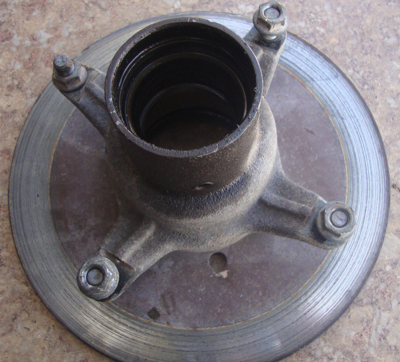 1994 Polaris 400 L 4X4 ATV 400L Front Left Wheel Hub Disk Brake Rotor Mount N9