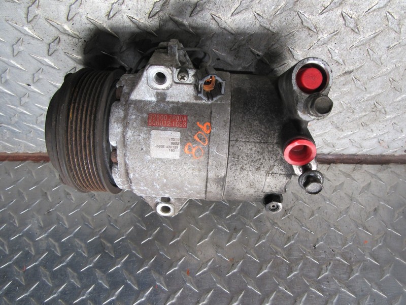 05 06 07 08 09 10 11 12 NISSAN PATHFINDER AC COMPRESSOR 92600-ZP80A/ 08- 12 4.0L