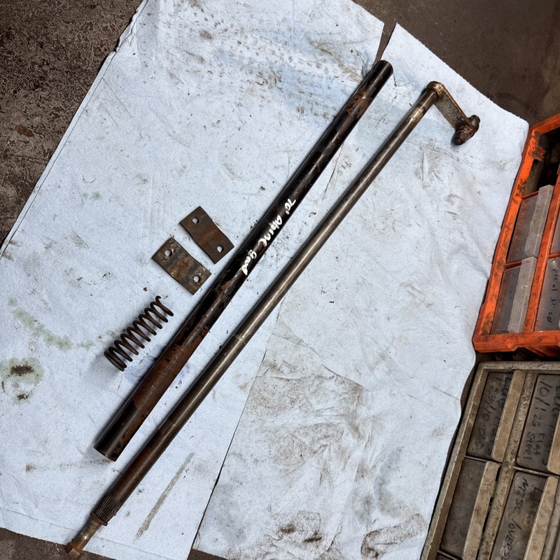 1970 Ski-doo Alpine Vintage snowmobile steering post straight good
