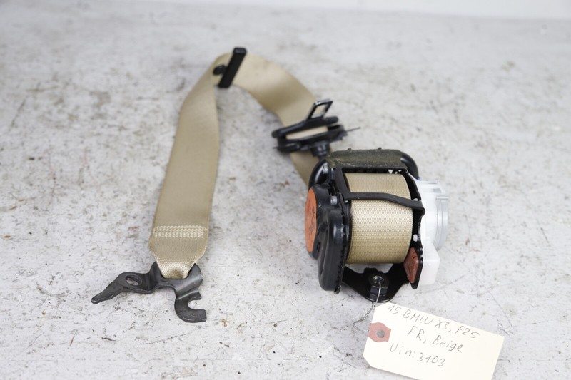 2011-2017 BMW F25 X3 FRONT RIGHT SEAT BELT RETRACTOR 3066322 OEM*