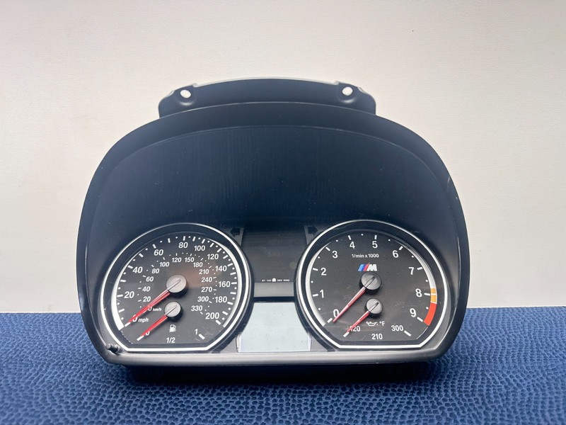 08–12 BMW E82 SWAPPED E9x M3 S65 Manual Trans Speedometer Instrument Cluster OEM