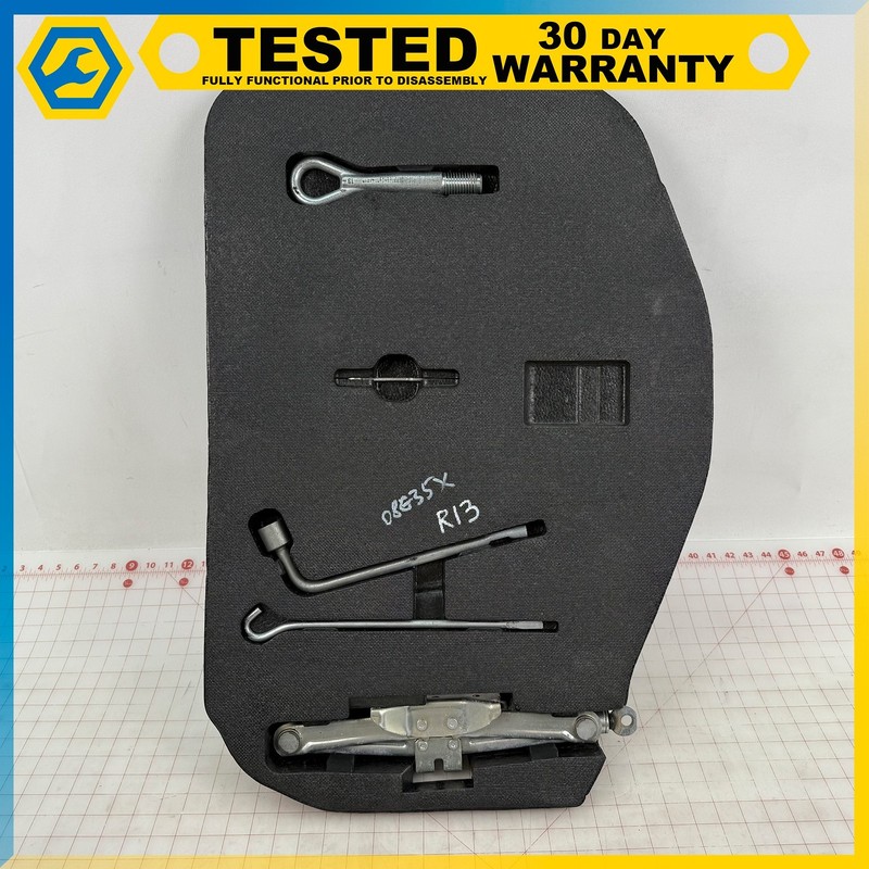 07-13 INFINITI G35 G37 SEDAN SPARE TIRE TOOLS W/FOAM TRUNK OEM