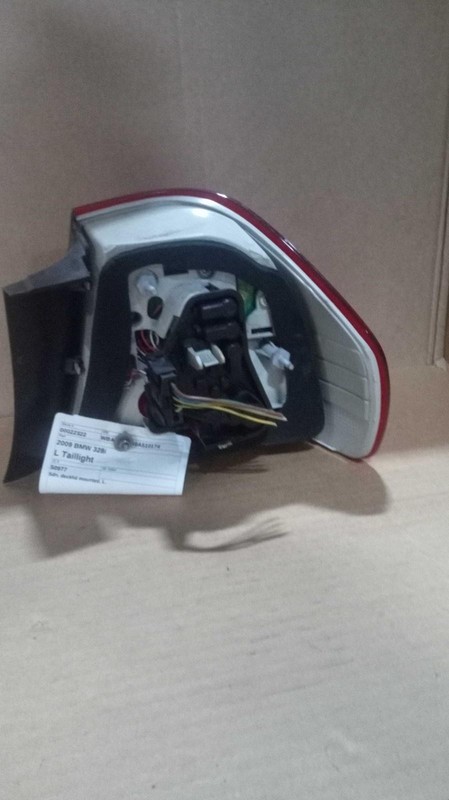 2009 BMW 328I Left Tail Light Assembly - White, Used, Aftermarket, 150k Miles