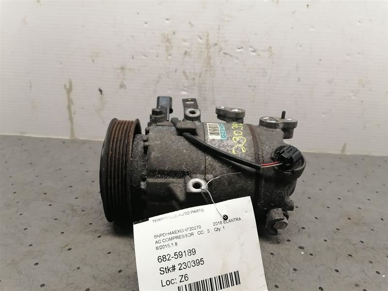 Air Conditioner AC Compressor Hatchback GT ID 97701F2800 Fits 13-20 ELANTRA 1200