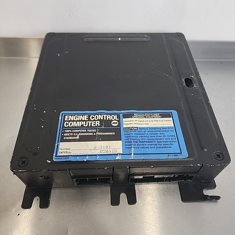 Engine Computer Module Automotive OEM 91-1088-77 | 2-3181 | 0504IG | WMA1003 AT