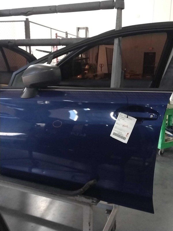 2017 Subaru Impreza Left Front Door Blue 632677 74K Miles OEM Used