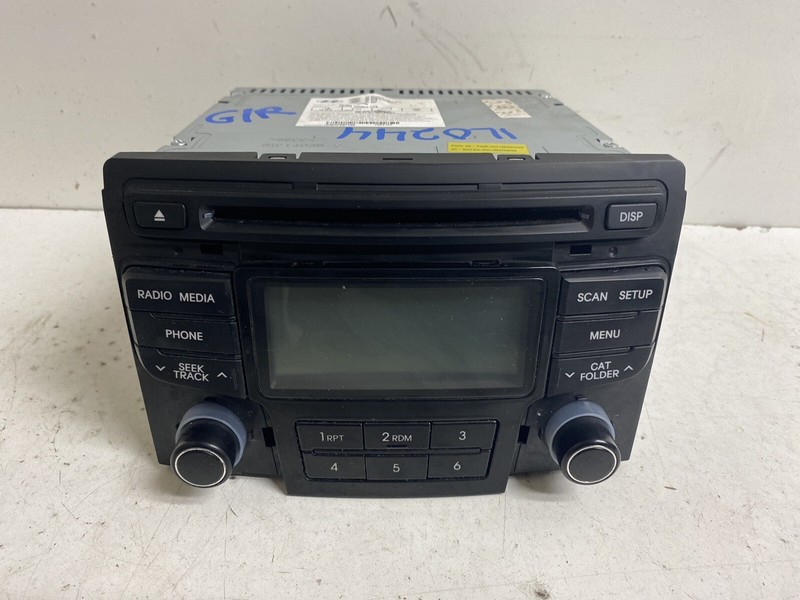 2012-2014 Hyundai Sonata Radio 96180-3Q700 Stereo 2 DIN Disc CD Player Oem
