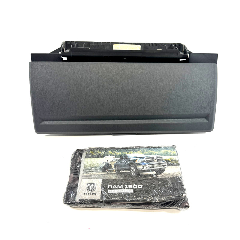 📌 13-21 RAM 1500 CL 2500 3500 DASH GLOVE BOX COMPARTMENT ASSY UPPER BLACK OEM