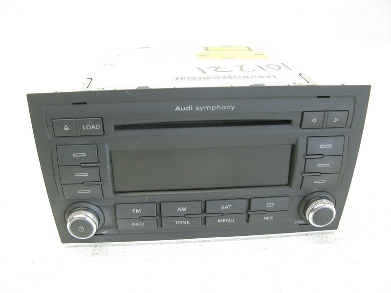 04-08 AUDI B7 A4 SEDAN SYMPHONY STEREO RADIO CD HEAD UNIT SATELLITE OEM 101221