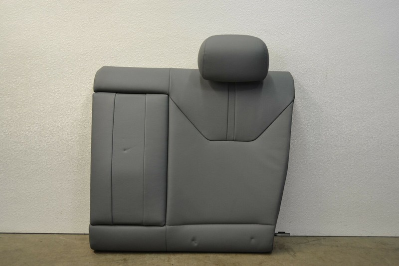 BMW E92 M3 Rear Left Seat Backrest Back Palladium Silver Leather Oem 2008-2013