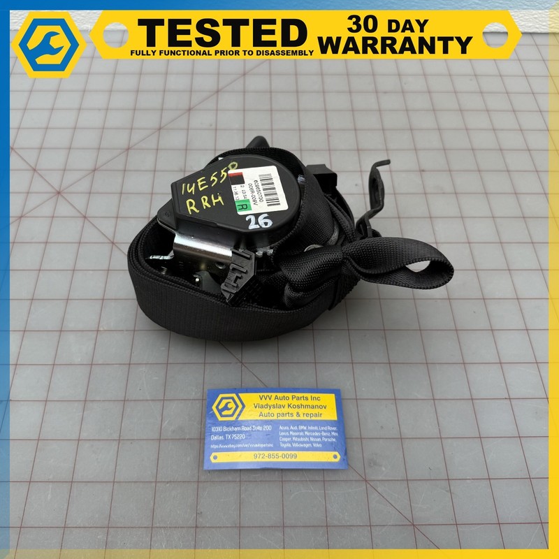 11-17 Mercedes E-Class W207 Convertible REAR RIGHT SIDE SEAT BELT OEM