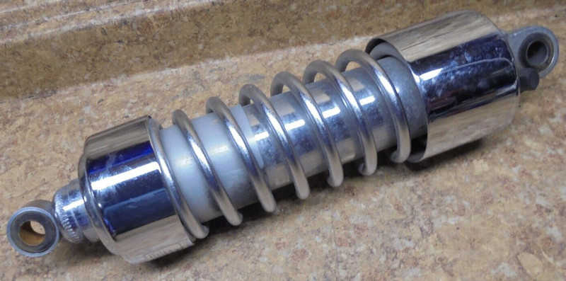 1986 Kawasaki Vulcan VN750 VN 750 A Rear Back Shocks Suspension Chrome Spring 86