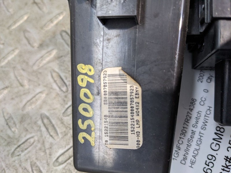 2007-2014 Chevy Silverado Sierra Tahoe Dash Head Light Fog Switch1161502