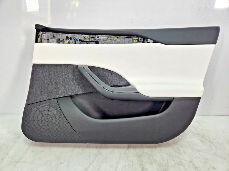 ✅21-23 OEM Tesla Model S Front Right Passenger Side Leather Door Panel Trim Card
