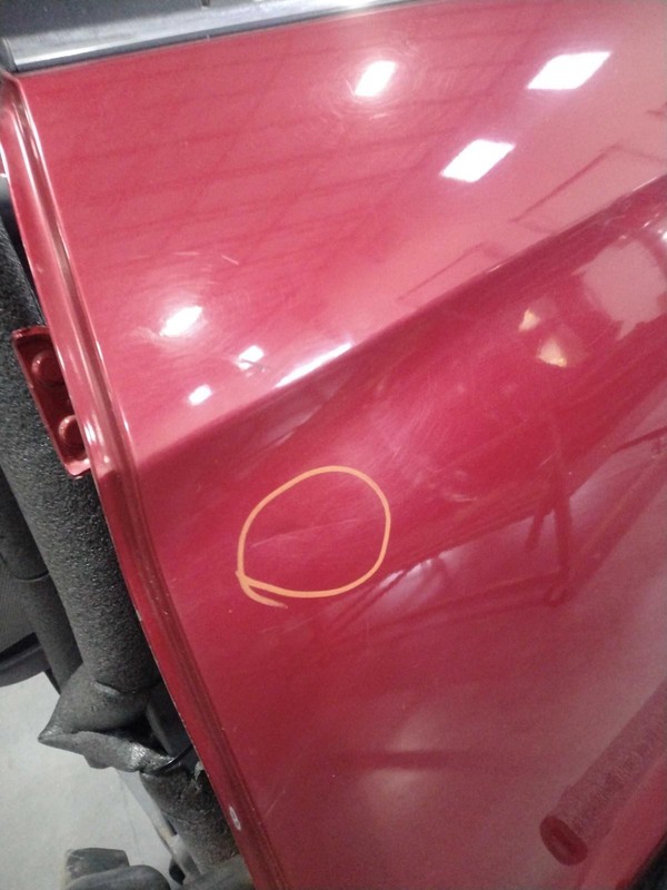 2015 Mitsubishi Outlander Sport Left Door Red Small Dent 706555 125K Miles