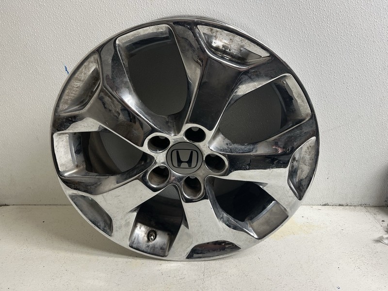 2010-2012 Honda Crosstour 18x7 Alloy Wheel Rim Chrome Cladding 5 Spoke 18" Inch