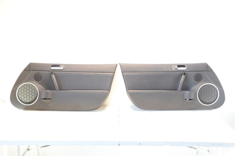 07-08 Mazda Mx-5 Miata NC Pair of Left and Right Front Black Door Trim Panels