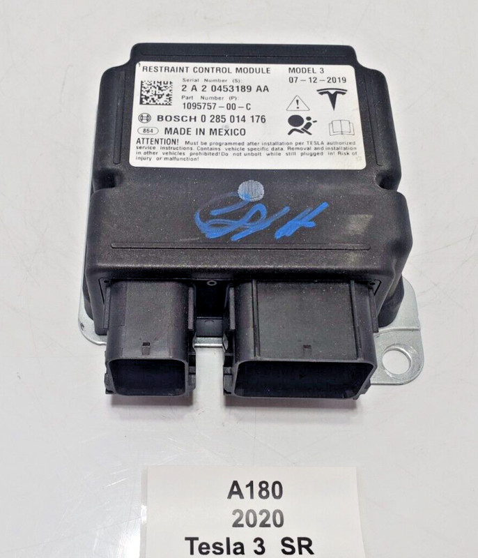 ✅2017-2023 OEM Tesla 3 Safety Restraint Computer Control Module