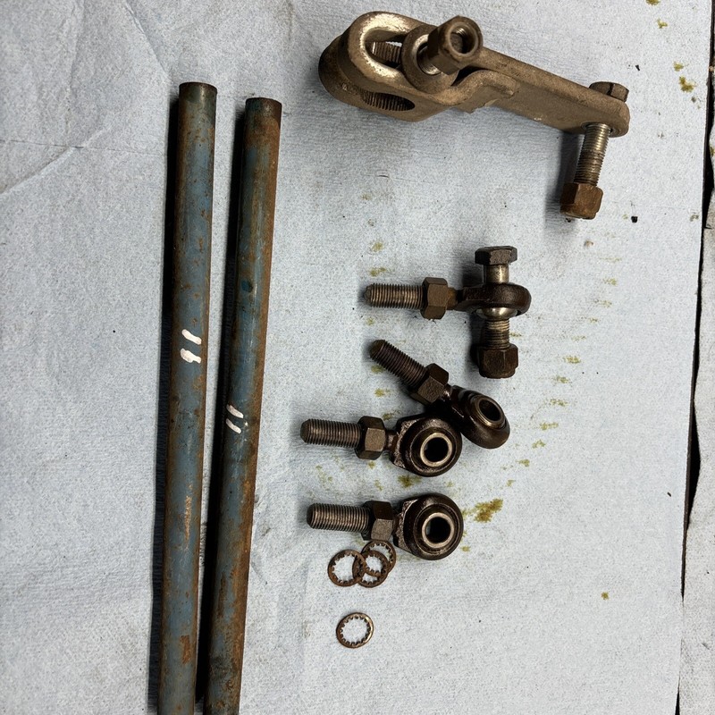 1972 Snojet Sno Jet SST 440 vintage snowmobile 433 Steering Rod Ends 11