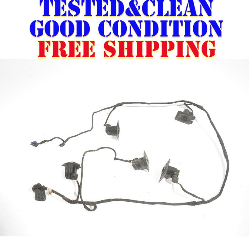 2006 - 2009 MERCEDES R350 R500 FRONT BUMPER PDC PARK SENSORS W/ WIRE HARNESS OEM