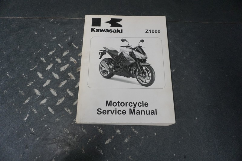 2010 Kawasaki Z1000 OEM Motorcycle Service Manual 99924-1436-31