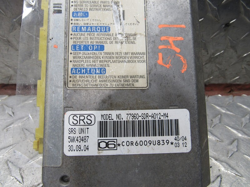 2005 HONDA ACCORD SEDAN HYBRID 3.0L VIN N 5TH DIGIT CONTROL MODULE 5WK43487 OEM