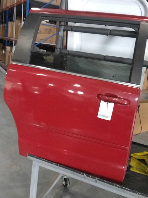 2013 Dodge Caravan Rear Right Door Red Used OEM 311125 101K Miles