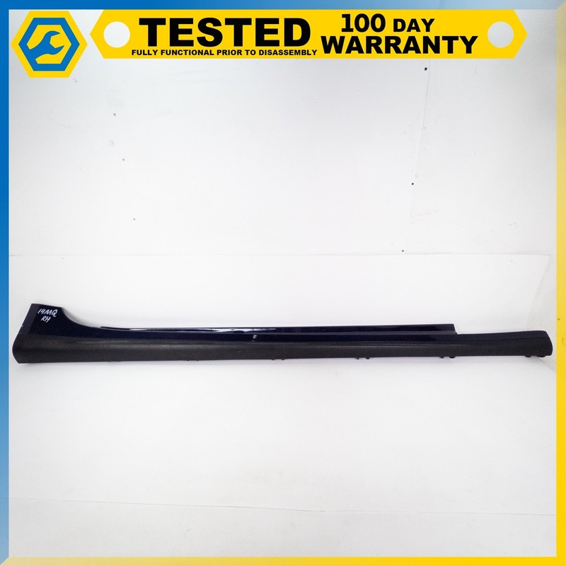 14-19 MASERATI QUATTROPORTE RIGHT SIDE SKIRT ROCKER PANEL MOLDING BLUE OEM