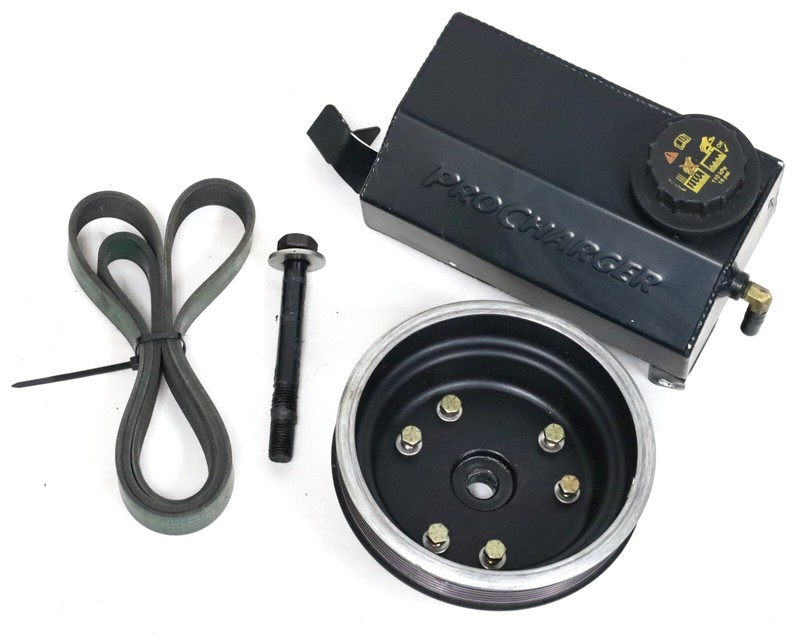 Procharger Dry Sump LS7 8 Rib Crank Pulley Bolt Coolant Reservoir Gates Belt