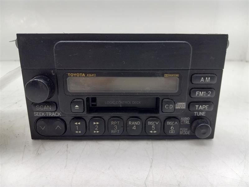 01-04 TOYOTA TACOMA REGULAR CAB 2.4L STEREO / RADIO RECEIVER UNIT