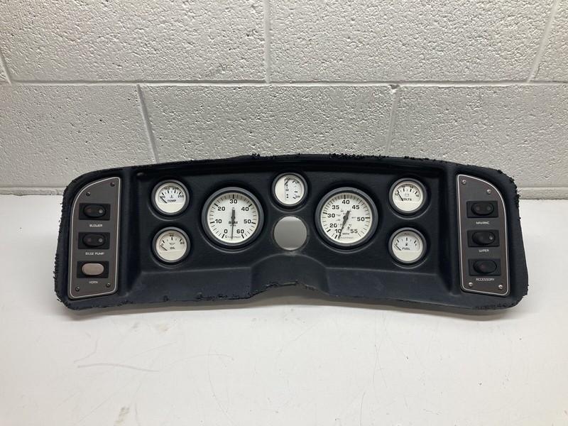 P1 Dash Gauge Cluster Oil Trim Speed RPM Volt Hours Temp Fuel