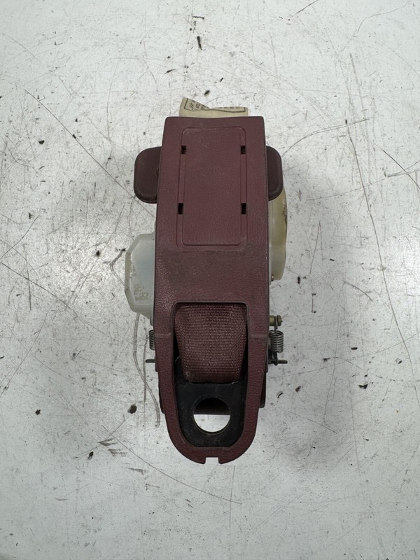 84-87 Honda Civic 4 Door Left Seat Belt Burgundy OEM
