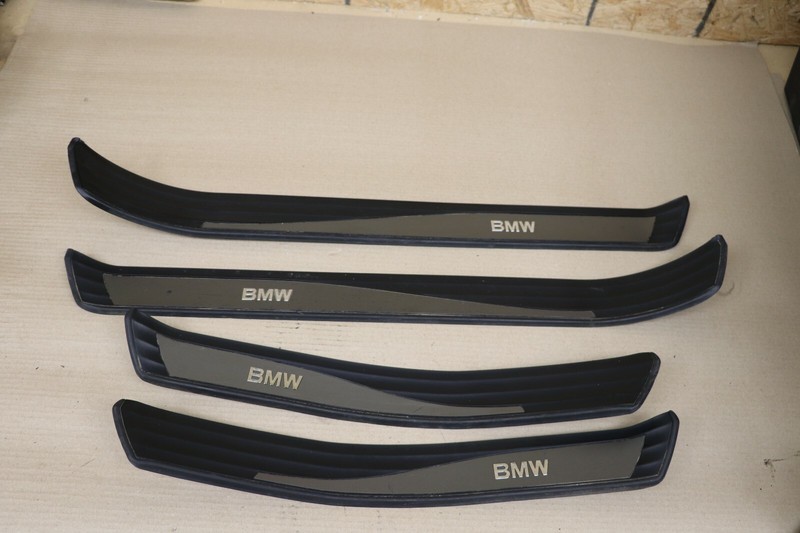 BMW E60 528 535 550 Front & Rear Right & Left Door Sill Trim Moulding Set OEM