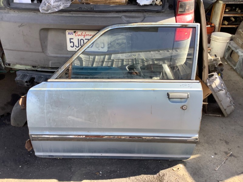 82-83 Honda Civic 2D Left Door Panel Assembly Blue 75150-SA0-662ZZ OEM