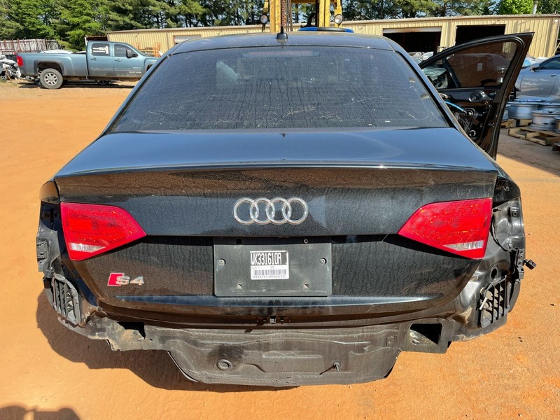 2010-2012 AUDI A4 S4 TRUNK LID BLACK LIFT GATE SEDAN BLACK OEM TAIL LIGHT LED
