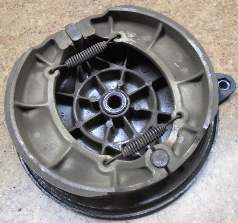 2000 Yamaha XVS650 XVS 650 V Star Rear Back Drum Brakes Cover Shoes Spring 00