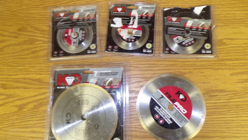 King Diamond Tile Blades 101-604 and 617-110, Lot of 5 *FREE SHIPPING*